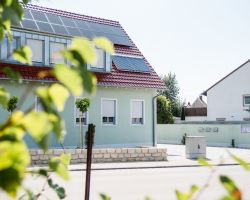 Straßenansicht vom Business Apartment